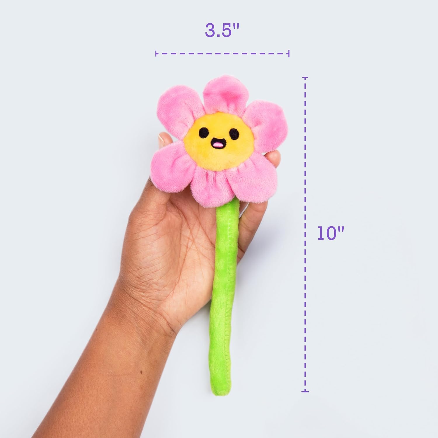Emotional Support Flowers by Relatable, Cuddly Stuffed Animals and Toys, Squishy Toys and Plushies, Great Gift Ideas for Loved Ones of All Ages, Includes 5 Plushies with Carrying Basket