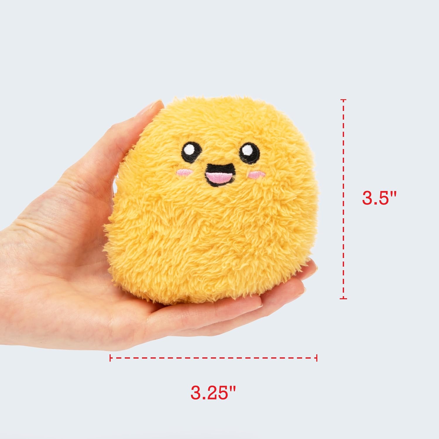 Emotional Support Chicken Nuggets by Relatable, Cuddly Plush Collectibles and Squishy Toys, Cozy Fall Gifts and Fun Trick or Treat Toys, Includes 5 Plushies with Carrying Basket